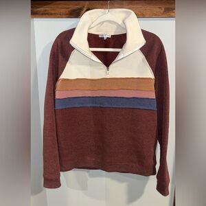 Fitz + Eddie Women’s Color Block 1/4 Zip Pullover Size: Large